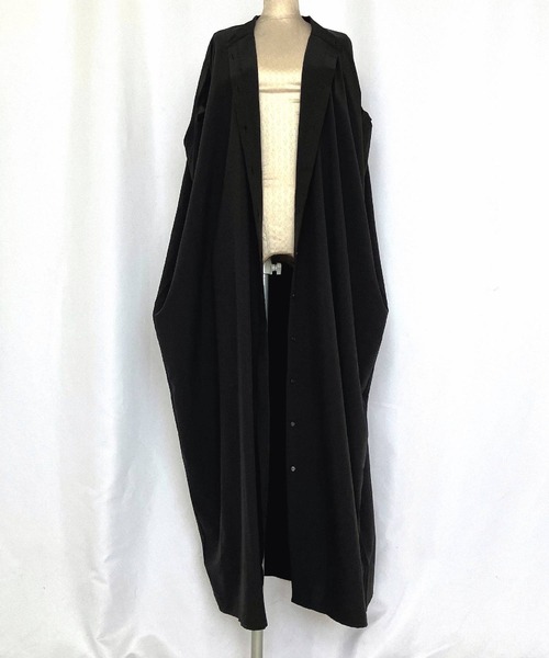 Q（キュー）の「スパンローンルーズワンピース（シャツワンピース・レディース・ブラック/オリーブ・MEDIUM）」の19枚目の写真