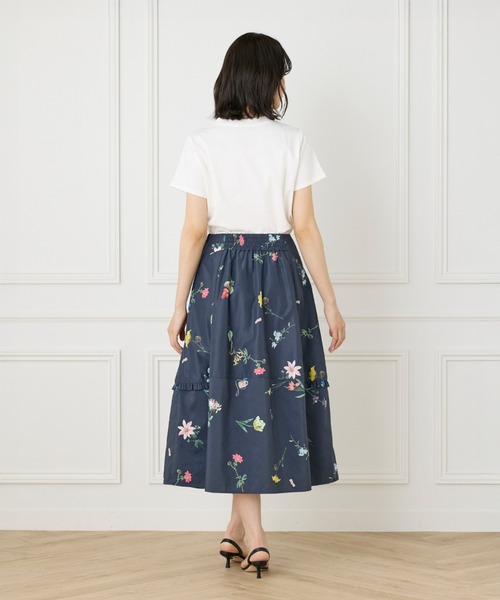 Maglie le cassetto(マーリエ ル カセット)の「ロイヤルキールポンチ LOVERコンパクトTシャツ(Tシャツ/カットソー・レディース・ブラック/オフホワイト・9号)」の5枚目の写真