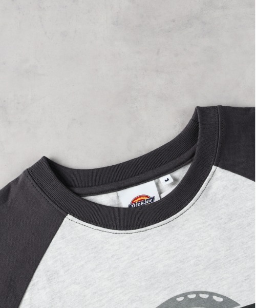 Right-on（ライトオン）の「Dickies(ディッキーズ)【レディース】プリントラグランＴシャツ（Tシャツ/カットソー・レディース・オフホワイト/キナリ・L/M）」の4枚目の写真