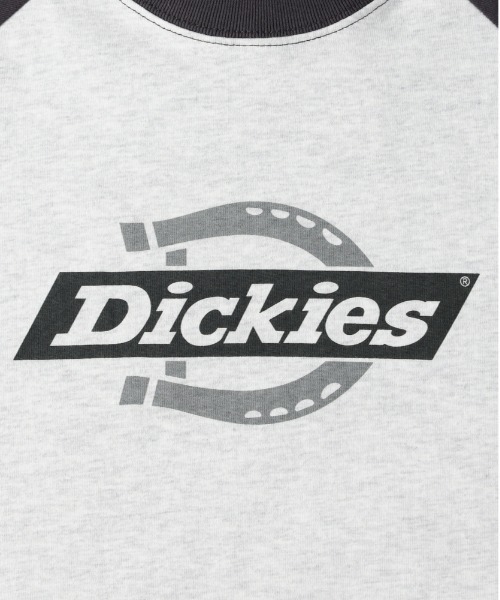 Right-on（ライトオン）の「Dickies(ディッキーズ)【レディース】プリントラグランＴシャツ（Tシャツ/カットソー・レディース・オフホワイト/キナリ・L/M）」の5枚目の写真