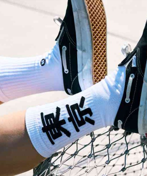 STANCE（スタンス）の「STANCE/スタンス ソックス OG TOKYO CREW A556D24OGT（ソックス/靴下・メンズ・ホワイト×ブラック/ブラック×ホワイト・L）」の3枚目の写真