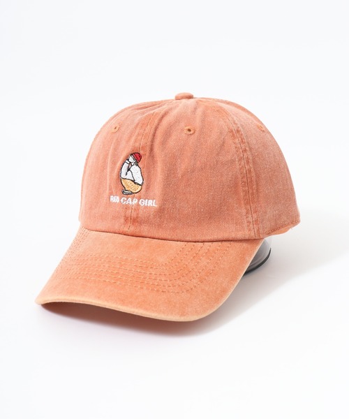 Red Cap Girl（レッドキャプガール）の「RED CAP GIRL ピグメント加工キャップ（キャップ・メンズ・ピンク/ブラック/ブルー/オレンジ・FREE）」の13枚目の写真