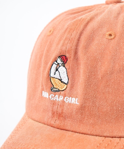 Red Cap Girl（レッドキャプガール）の「RED CAP GIRL ピグメント加工キャップ（キャップ・メンズ・ピンク/ブラック/ブルー/オレンジ・FREE）」の14枚目の写真