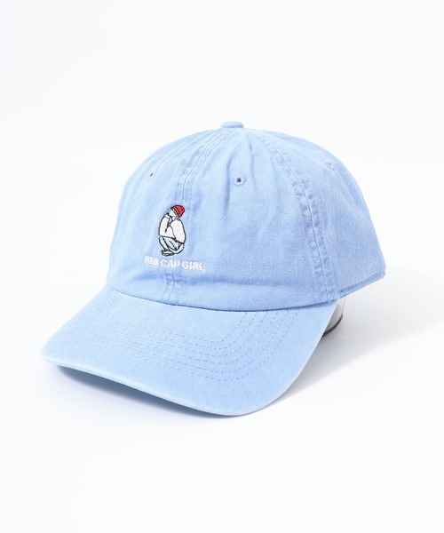 Red Cap Girl（レッドキャプガール）の「RED CAP GIRL ピグメント加工キャップ（キャップ・メンズ・ピンク/ブラック/ブルー/オレンジ・FREE）」の9枚目の写真