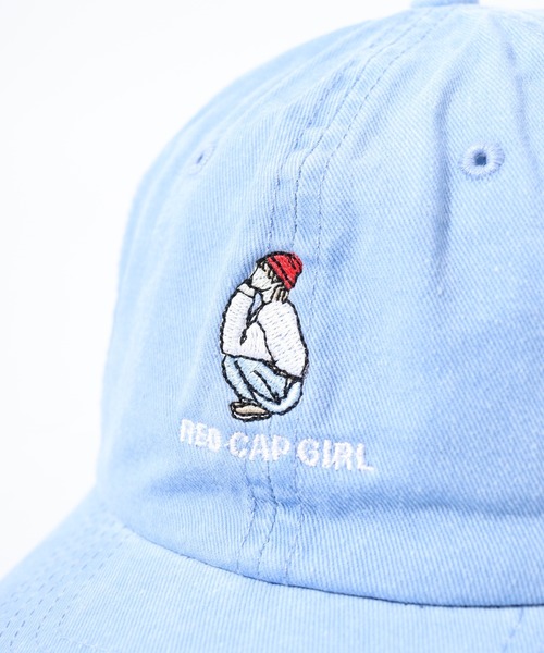 Red Cap Girl（レッドキャプガール）の「RED CAP GIRL ピグメント加工キャップ（キャップ・メンズ・ピンク/ブラック/ブルー/オレンジ・FREE）」の10枚目の写真