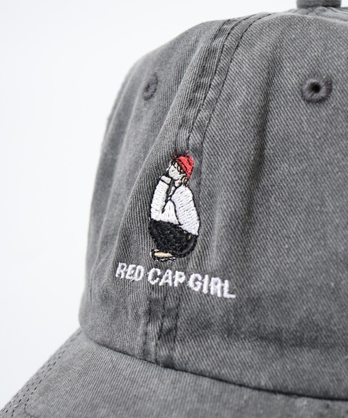 Red Cap Girl（レッドキャプガール）の「RED CAP GIRL ピグメント加工キャップ（キャップ・メンズ・ピンク/ブラック/ブルー/オレンジ・FREE）」の16枚目の写真