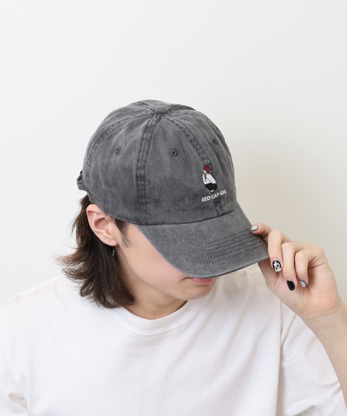 Red Cap Girl（レッドキャプガール）の「RED CAP GIRL ピグメント加工キャップ（キャップ・メンズ・ピンク/ブラック/ブルー/オレンジ・FREE）」の6枚目の写真