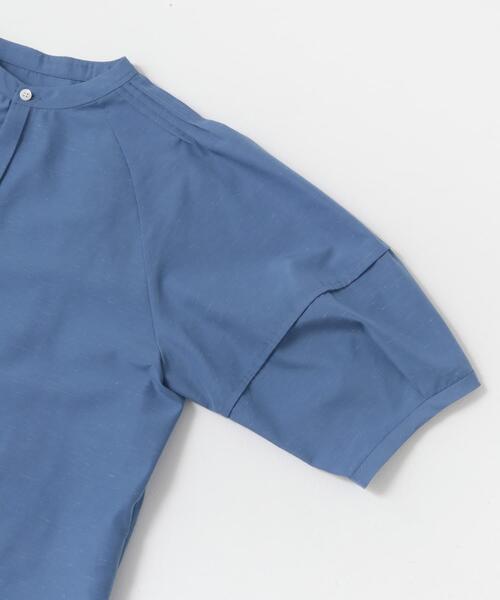 URBAN RESEARCH ROSSO WOMEN(アーバンリサーチ ロッソ)の「UVカットウォッシャブルリネン混シャツブラウス(シャツ/ブラウス・レディース・グリーン/イエロー/インディゴブルー/オフホワイト・FREE)」の15枚目の写真