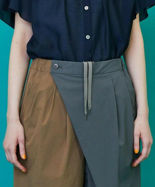 FRAPBOIS(フラボア)の「トーンハーフ パンツ(その他パンツ・レディース・ベージュ系その他/ブルー系その他・1/2)」の16枚目の写真