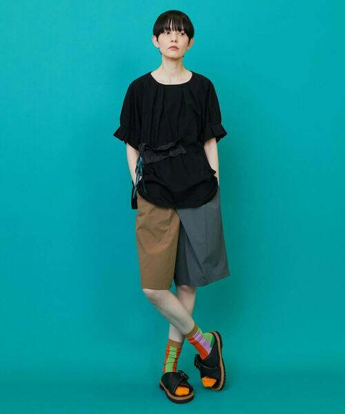 FRAPBOIS(フラボア)の「トーンハーフ パンツ(その他パンツ・レディース・ベージュ系その他/ブルー系その他・1/2)」の18枚目の写真