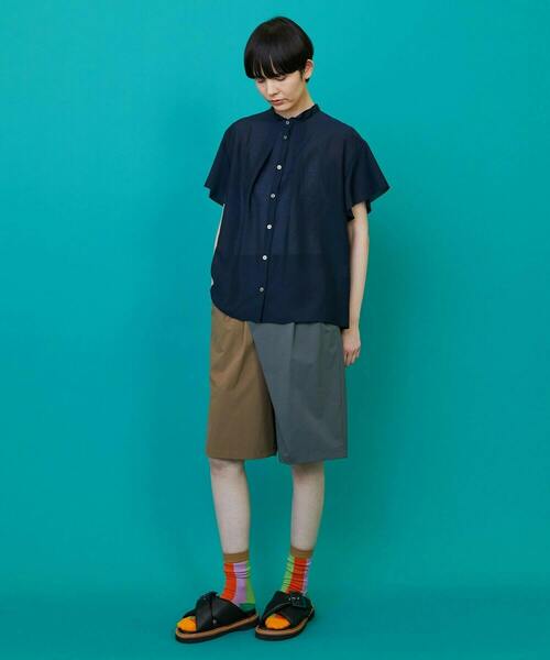 FRAPBOIS(フラボア)の「トーンハーフ パンツ(その他パンツ・レディース・ベージュ系その他/ブルー系その他・1/2)」の19枚目の写真