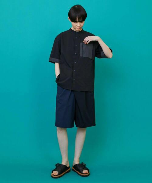 FRAPBOIS(フラボア)の「トーンハーフ パンツ(その他パンツ・レディース・ベージュ系その他/ブルー系その他・1/2)」の6枚目の写真