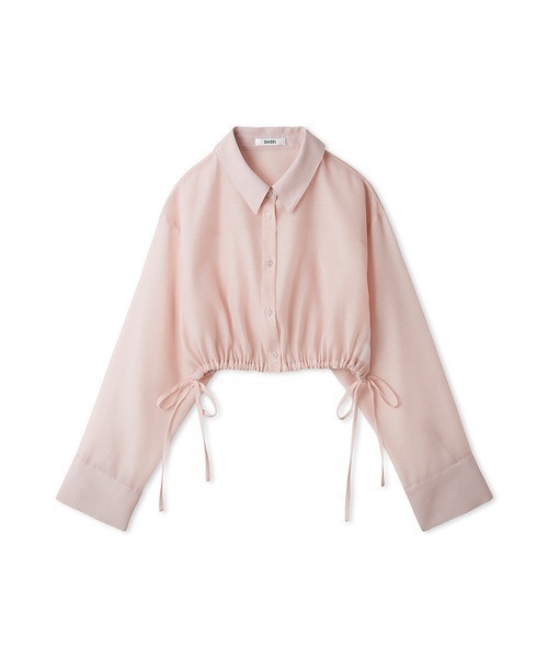 SNIDEL(スナイデル)の「シアーシャツ(シャツ/ブラウス・レディース・ホワイト/ピンク/イエロー・FREE)」の12枚目の写真