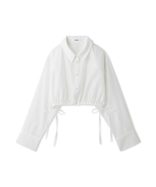 SNIDEL(スナイデル)の「シアーシャツ(シャツ/ブラウス・レディース・ホワイト/ピンク/イエロー・FREE)」の10枚目の写真