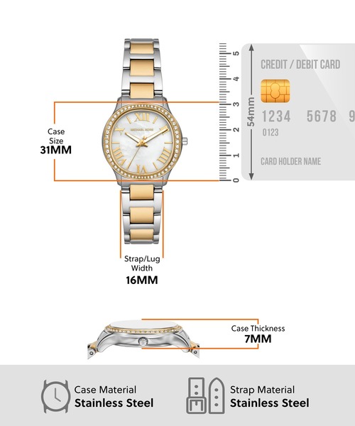 MICHAEL KORS（マイケルコース）の「マイケル・コース 腕時計 レディース アナログ ステンレス MK4910（アナログ腕時計・レディース・マルチ・FREE）」の5枚目の写真