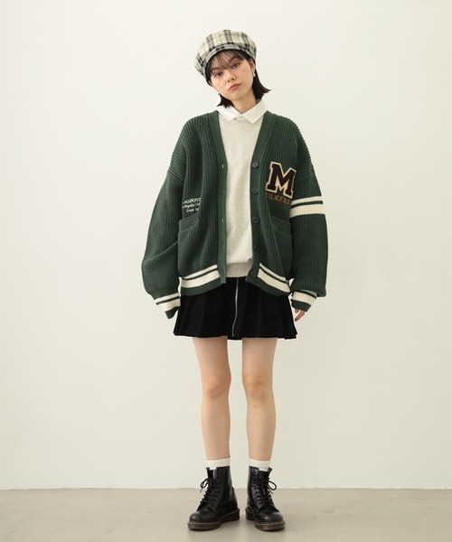 MILKFED.（ミルクフェド）の「ICING LOGO WIDE CREW SWEAT TOP（スウェット・レディース・オートミール/チャコール/ネイビー・M/L）」の12枚目の写真