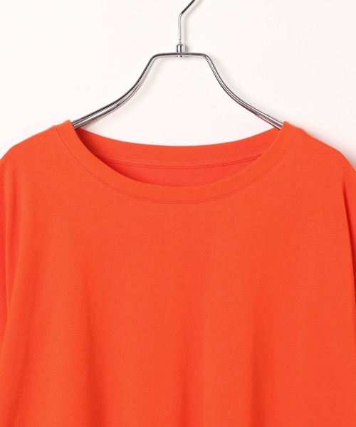 LEPSIM(レプシィム)の「バックシャーリングT 242777(Tシャツ/カットソー・レディース・ライトブルー/ブラック/オレンジ・FREE)」の18枚目の写真