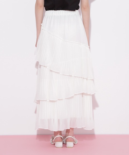 ◇アシメプリーツティアードスカート（スカート）｜JILL by JILL
