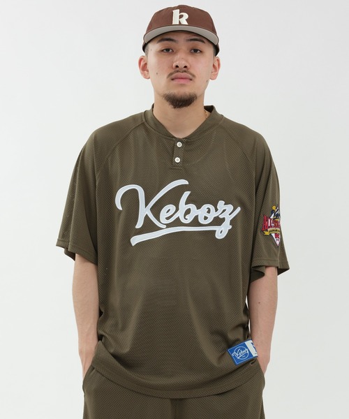 59. ICON MESH BASEBALL HENLEY (Shipping date: May)