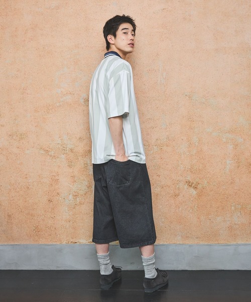 Kappa（カッパ）の「【水陸両用】【Kappa】別注ゲームシャツ（シャツ/ブラウス・メンズ・ネイビー/ホワイト・MEDIUM/LARGE）」の4枚目の写真