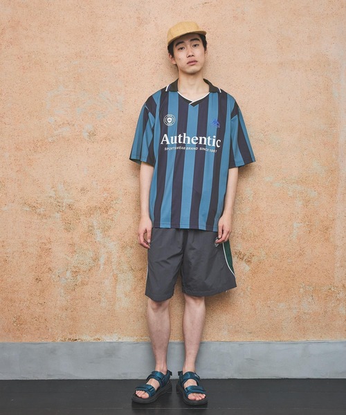 Kappa（カッパ）の「【水陸両用】【Kappa】別注ゲームシャツ（シャツ/ブラウス・メンズ・ネイビー/ホワイト・MEDIUM/LARGE）」の6枚目の写真