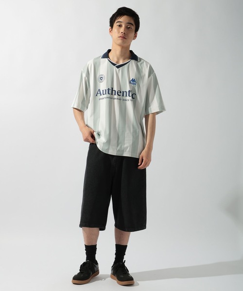 Kappa（カッパ）の「【水陸両用】【Kappa】別注ゲームシャツ（シャツ/ブラウス・メンズ・ネイビー/ホワイト・MEDIUM/LARGE）」の9枚目の写真