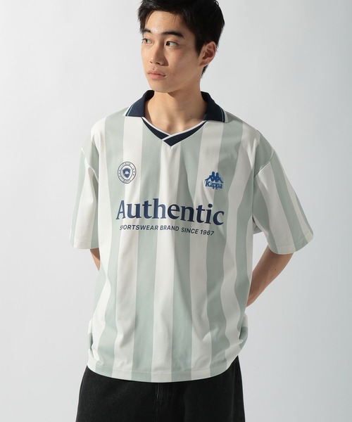 Kappa（カッパ）の「【水陸両用】【Kappa】別注ゲームシャツ（シャツ/ブラウス・メンズ・ネイビー/ホワイト・MEDIUM/LARGE）」の13枚目の写真