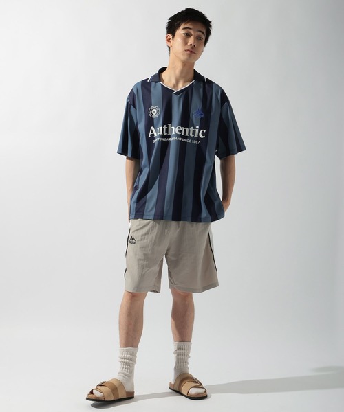 Kappa（カッパ）の「【水陸両用】【Kappa】別注ゲームシャツ（シャツ/ブラウス・メンズ・ネイビー/ホワイト・MEDIUM/LARGE）」の14枚目の写真