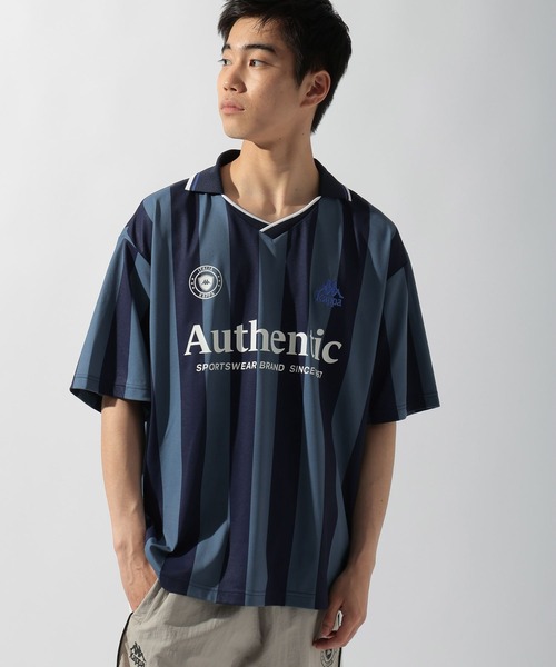 【未使用】kappa　カッパ　SSCナポリ　Tシャツ　XL　ネイビー 未使用】kappa カッパ SSCナポリ Tシャツ XL ネイビー
