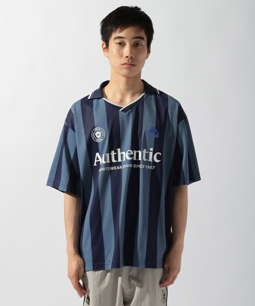 Kappa（カッパ）の「【水陸両用】【Kappa】別注ゲームシャツ（シャツ/ブラウス・メンズ・ネイビー/ホワイト・MEDIUM/LARGE）」の19枚目の写真