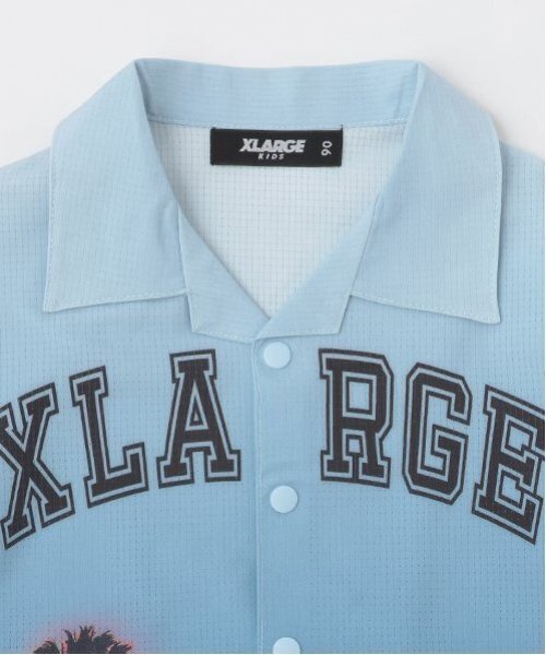 XLARGE KIDS（エクストララージキッズ）の「パームツリー開衿半袖シャツ（シャツ/ブラウス・キッズ・ホワイト/ブラック・140cm/100cm/110cm/120cm/130cm/90cm）」の6枚目の写真