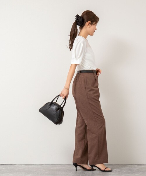 NOLLEY’S（ノーリーズ）の「高機能パフTシャツ（Tシャツ/カットソー・レディース・ネイビー/オフホワイト/ブラック・36/38）」の16枚目の写真