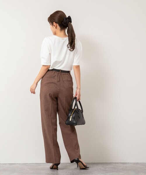 NOLLEY’S（ノーリーズ）の「高機能パフTシャツ（Tシャツ/カットソー・レディース・ネイビー/オフホワイト/ブラック・36/38）」の17枚目の写真