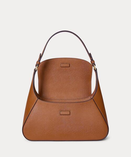 Ralph Lauren ベージュショルダーバッグ The Ralph カーフスキン スモール ショルダー バッグ | ラルフ