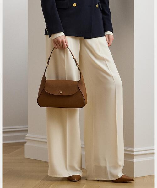 LAUREN RALPH LAUREN(ローレン ラルフ ローレン)の「クロスハッチ ミディアム Schylar ショルダー バッグ(ショルダーバッグ・レディース・ブラウン・ONE)」の2枚目の写真
