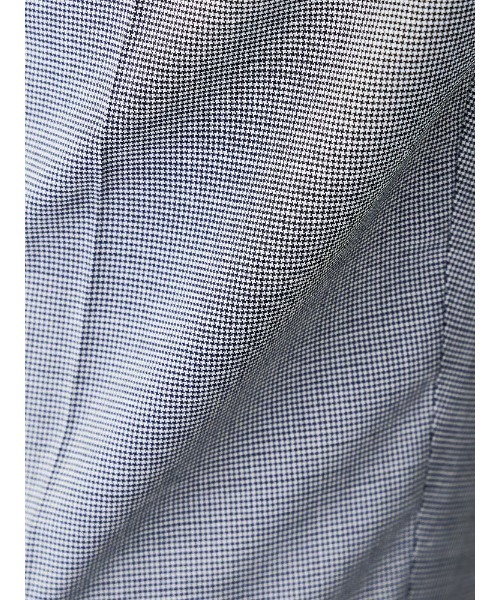 Perfect Suit FActory(パーフェクトスーツファクトリー)の「【高通気/軽量】清涼セットアップパンツ トロピカル生地・洗える 凄脚(すごあし)シリーズ 千鳥柄 シロクロ/ネイビー/グレー(スラックス・メンズ・ホワイト×ブラック/チャコールグレー/ネイビー・94/73/76/82/91/79/85/88)」の5枚目の写真