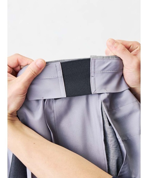 Perfect Suit FActory(パーフェクトスーツファクトリー)の「【高通気/軽量】清涼セットアップパンツ トロピカル生地・洗える 凄脚(すごあし)シリーズ 千鳥柄 シロクロ/ネイビー/グレー(スラックス・メンズ・ホワイト×ブラック/チャコールグレー/ネイビー・94/73/76/82/91/79/85/88)」の7枚目の写真