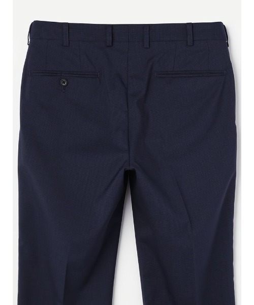Perfect Suit FActory(パーフェクトスーツファクトリー)の「【高通気/軽量】清涼セットアップパンツ トロピカル生地・洗える 凄脚(すごあし)シリーズ 千鳥柄 シロクロ/ネイビー/グレー(スラックス・メンズ・ホワイト×ブラック/チャコールグレー/ネイビー・94/73/76/82/91/79/85/88)」の13枚目の写真