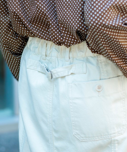 D.M.G.（ドミンゴ）の「[D.M.G / ディーエムジー] フレンチドリル アーモンドスカート（スカート・レディース・ナチュラル/ベージュ・S/M）」の20枚目の写真