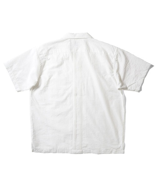 HOUSTON（ヒューストン）の「HOUSTON キューバシャツ（シャツ/ブラウス・メンズ・ブラック/ピンク/パープル/オフホワイト・LARGE/MEDIUM/X-LARGE/XX-LARGE）」の5枚目の写真