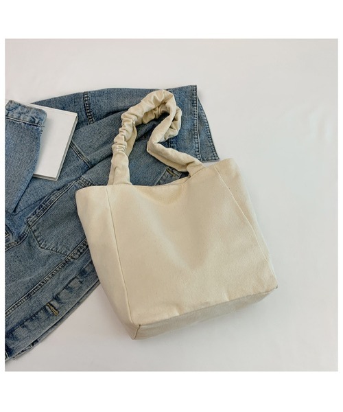 Sakka（サッカ）の「スクエア キャンバストートバッグ（トートバッグ・レディース・ホワイト/ブラック・FREE）」の7枚目の写真