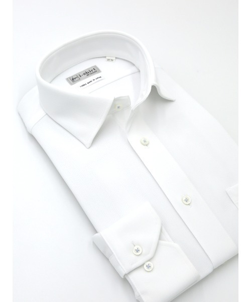 HARUYAMA(ハルヤマ)の「WEB限定【完全ノーアイロン】 セミワイド 長袖 アイシャツ ストレッチ ミニチェック柄 i-shirt(ビジネスシャツ・メンズ・サックスブルー/ライトグレー/ホワイト・首回り38cm-裄丈78cm/首回り43cm-裄丈86cm/首回り38cm-裄丈80cm/首回り39cm-裄丈82cm/首回り39cm-裄丈78cm/首回り41cm-裄丈84cm/首回り45cm-裄丈86cm/首回り43cm-裄丈82cm/首回り41cm-裄丈80cm)」の2枚目の写真