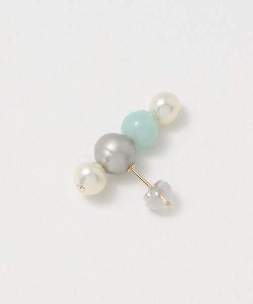 ＜les bonbon＞パール AMZ STUD ピアス les bonbon＞パール AMZ STUD ピアス