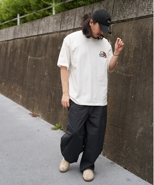 NO NEED(ノーニード)の「TIGER刺繍Tシャツ(Tシャツ/カットソー・メンズ・チャコール/ホワイト/ブルー・L/M/LL)」の21枚目の写真