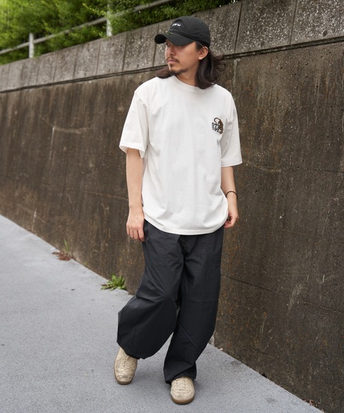 NO NEED(ノーニード)の「TIGER刺繍Tシャツ(Tシャツ/カットソー・メンズ・チャコール/ホワイト/ブルー・L/M/LL)」の22枚目の写真