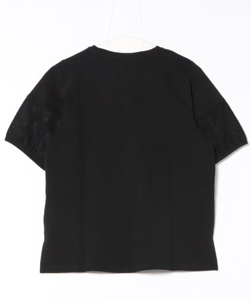 Eddie Bauer(エディーバウアー)の「レーススリーブ 半袖 Tシャツ(Tシャツ/カットソー・レディース・ブラック/ベージュ/アイボリー・M/L/S/XL)」の5枚目の写真