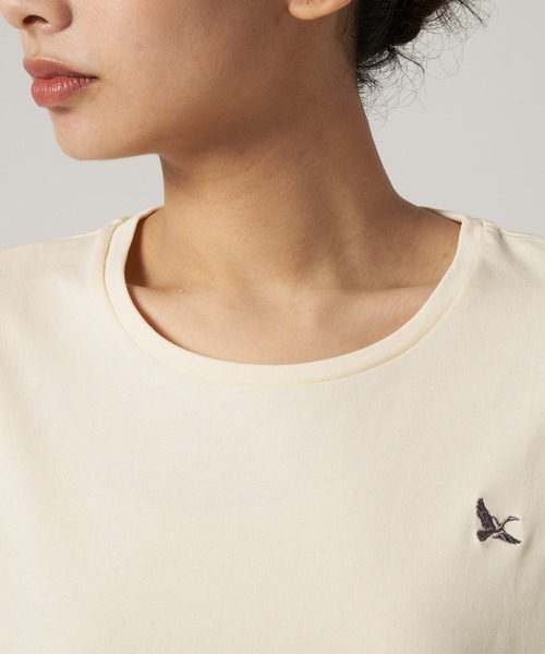 Eddie Bauer(エディーバウアー)の「レーススリーブ 半袖 Tシャツ(Tシャツ/カットソー・レディース・ブラック/ベージュ/アイボリー・M/L/S/XL)」の20枚目の写真