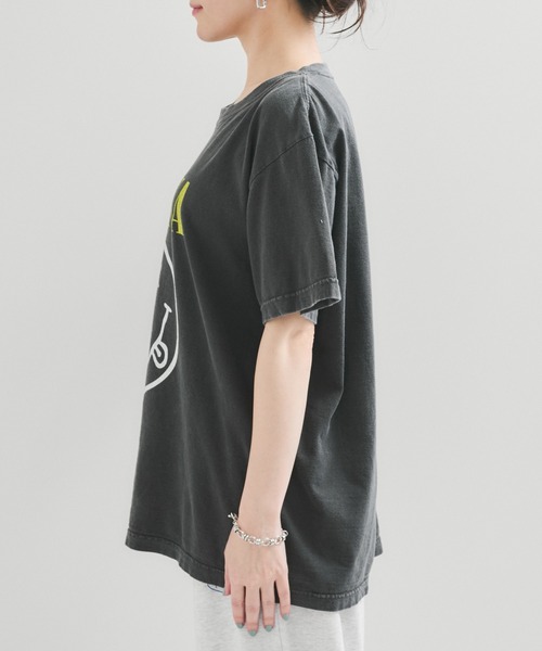 GOOD ROCK SPEED（グッドロックスピード）の「【GOOD ROCK SPEED】NIRVANA Tee（Tシャツ/カットソー・レディース・チャコールグレー/ホワイト/ライトグレー・FREE）」の10枚目の写真