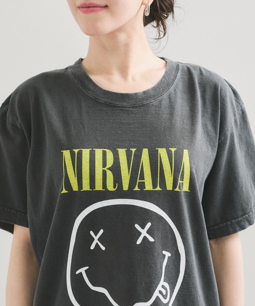 NIRVANA ブラック Tシャツ Sサイズ Buy Black Nirvana Regular Fit