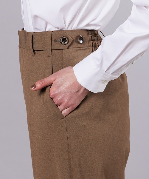Sov.（ソブ）の「2WAY ストレッチパンツ（その他パンツ・レディース・ベージュ/ブラック・36/38）」の8枚目の写真